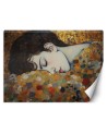 Fototapeta do salonu - Portret śpiącej kobiety - G. Klimt | FEEBY