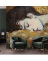 Fototapeta do salonu - Portret śpiącej kobiety - G. Klimt | FEEBY