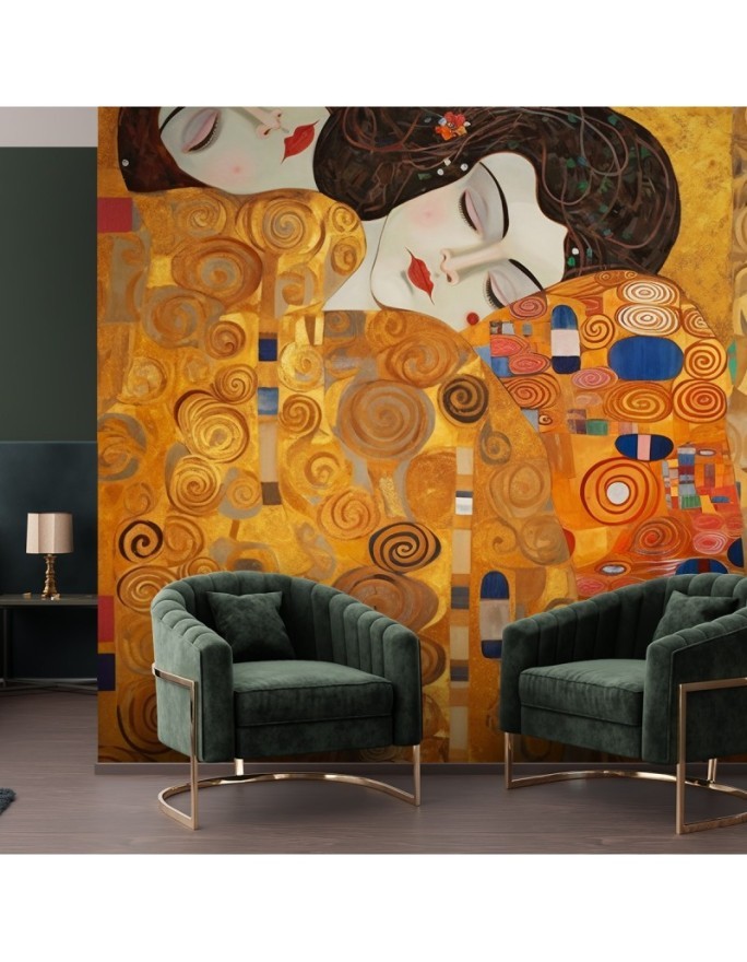 Fototapeta do sypialni - Piękne kobiety abstrakcja - G. Klimt | FEEBY