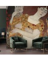 Fototapeta do salonu - Pocałunek kobiet abstrakcja - G. Klimt | FEEBY