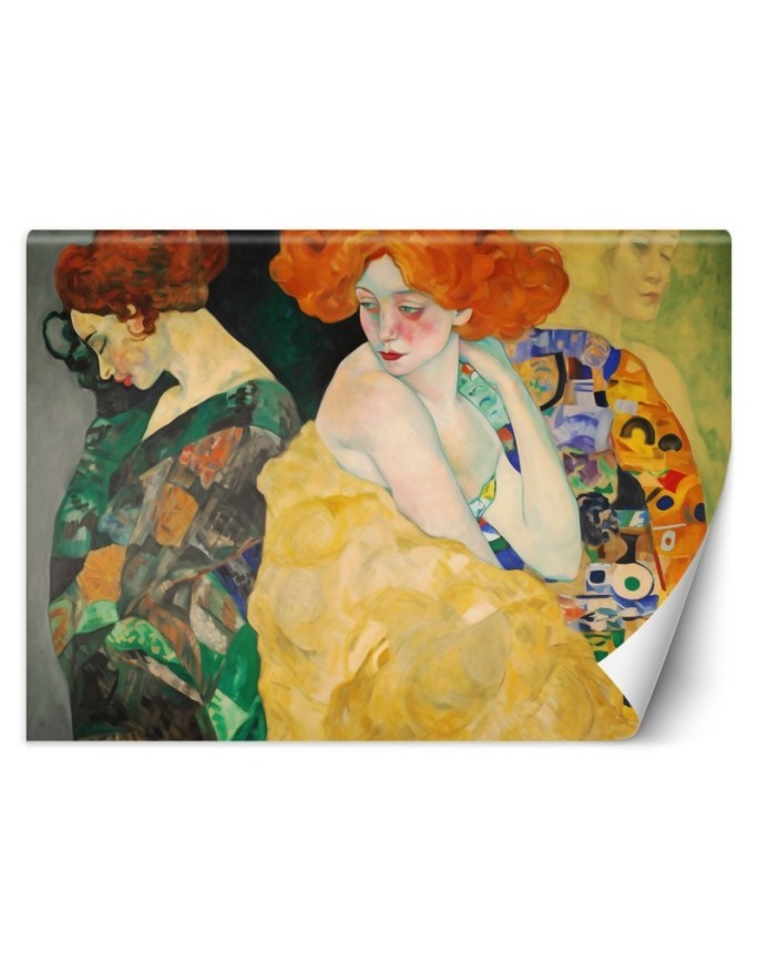 Fototapeta do salonu - Abstrakcyjne kobiety - G. Klimt | FEEBY