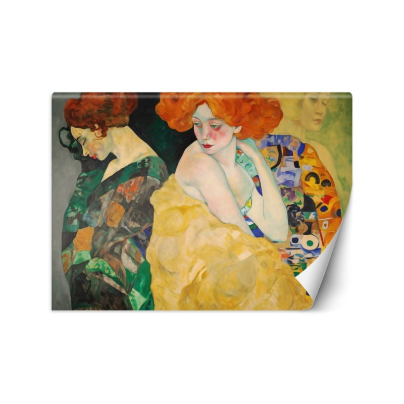 Fototapeta do salonu - Abstrakcyjne kobiety - G. Klimt | FEEBY