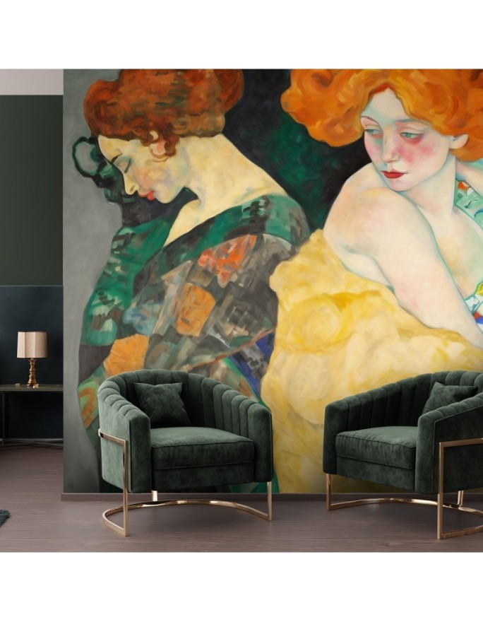 Fototapeta do salonu - Abstrakcyjne kobiety - G. Klimt | FEEBY
