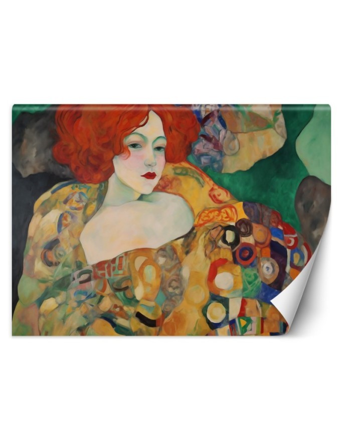 Fototapeta do sypialni - Rudowłosa kobieta - G. Klimt | FEEBY