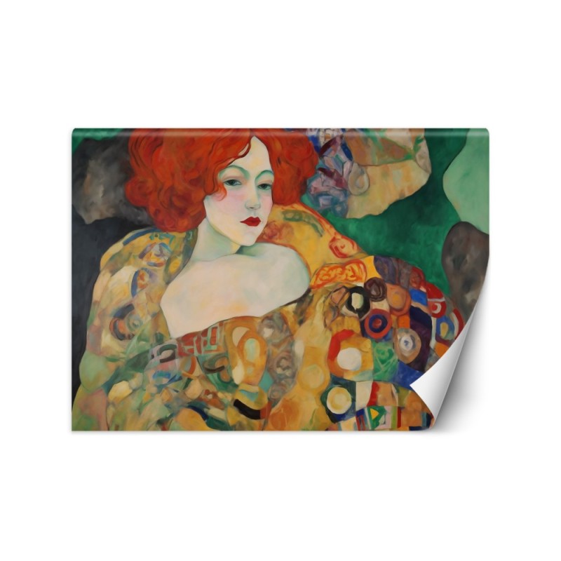 Fototapeta do sypialni - Rudowłosa kobieta - G. Klimt | FEEBY