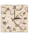 Obraz z zegarem Tea time - feeby.pl