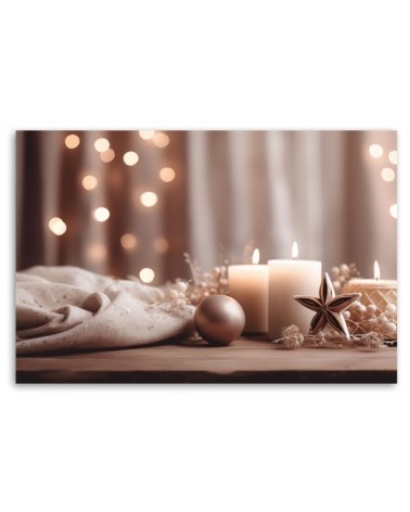 Dekoratives Leinwandbild - Weihnachtsdekoration | Feeby