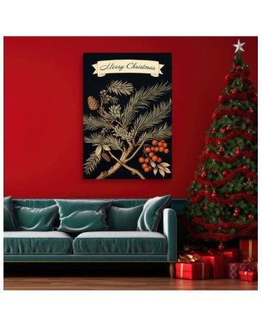 Bild - Zeichen für Frohe Weihnachten und Tannenzweig | Feeby