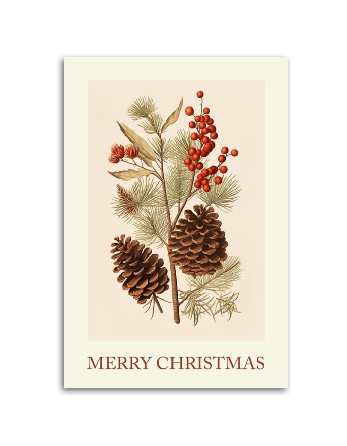 Christmas canvas painting - Merry Christmas sign | FEEBY