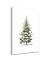 Christmas canvas art for wall - Christmas tree | FEEBY