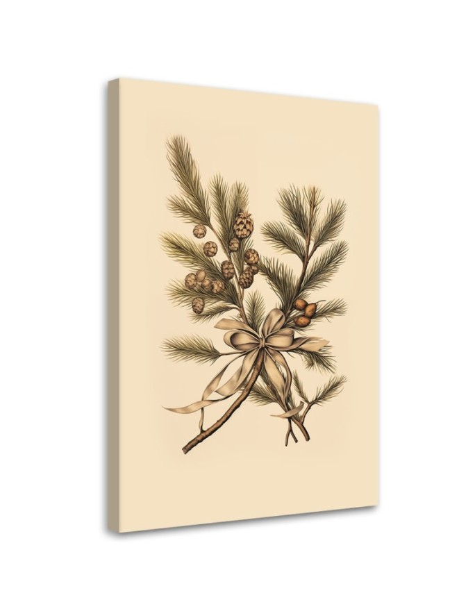 Bild auf Leinwand - Weihnachtszweige | Feeby