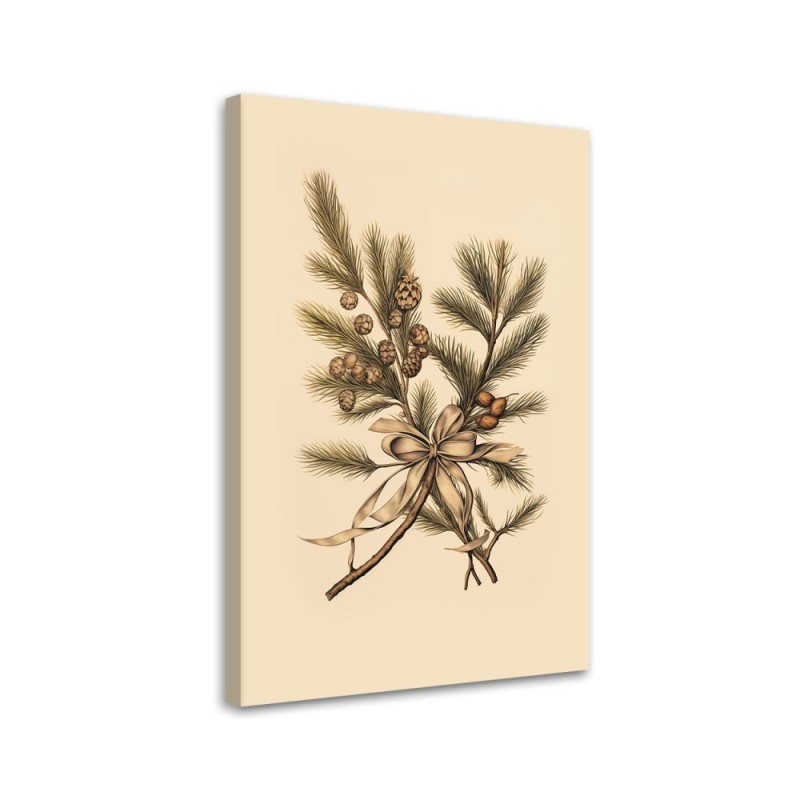 Bild auf Leinwand - Weihnachtszweige | Feeby