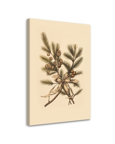 Christmas canvas art - Christmas branches | FEEBY