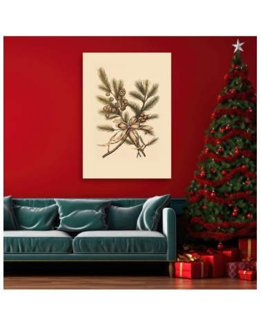 Bild auf Leinwand - Weihnachtszweige | Feeby