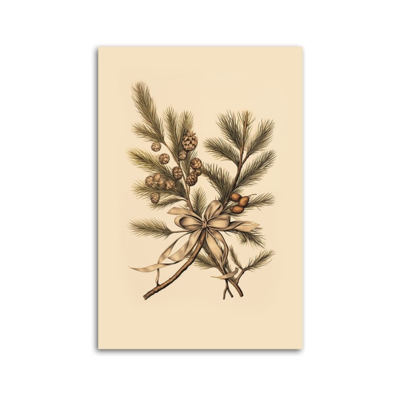 Bild auf Leinwand - Weihnachtszweige | Feeby