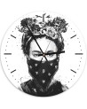Obraz z zegarem Frida w bandamie - Balazs Solti - Feeby.pl