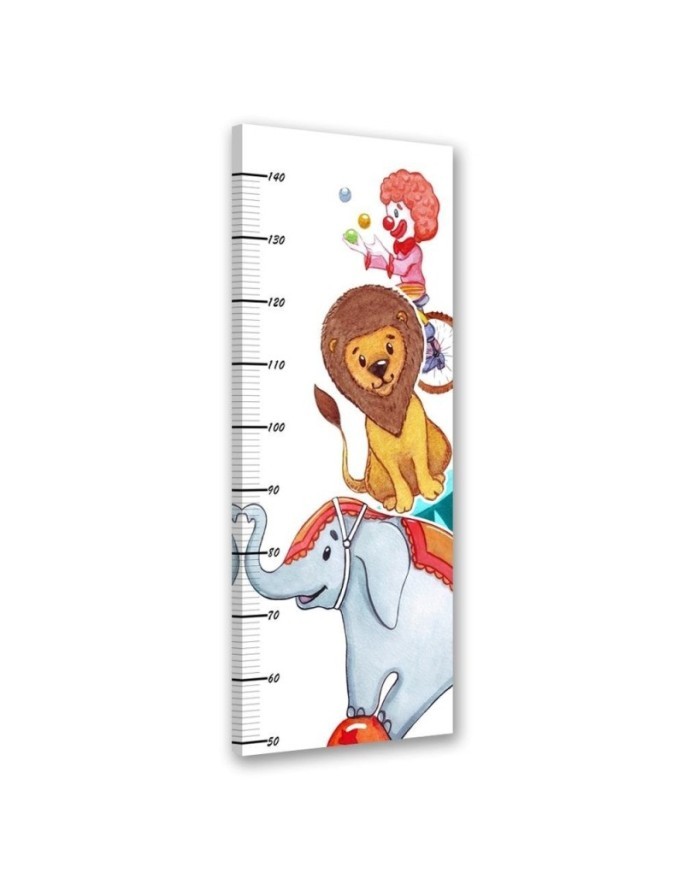 Bild auf Leinwand - misst Clown und Tiere | Feeby