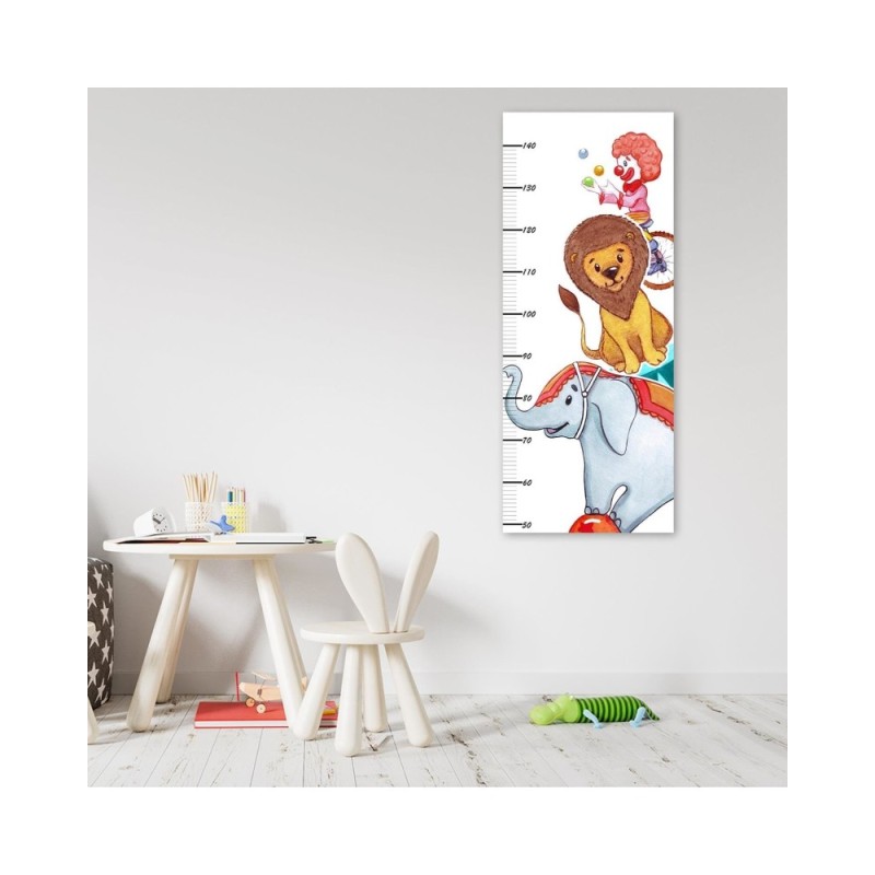 Bild auf Leinwand - misst Clown und Tiere | Feeby