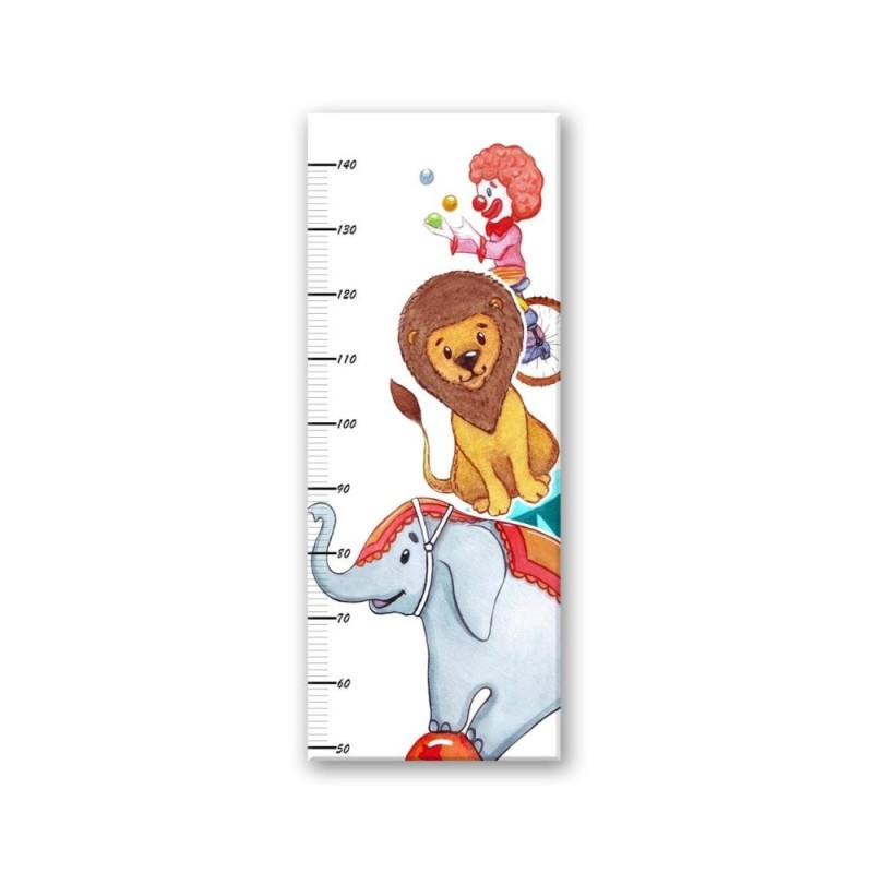 Bild auf Leinwand - misst Clown und Tiere | Feeby