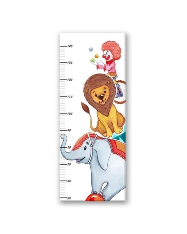 Bild auf Leinwand - misst Clown und Tiere | Feeby