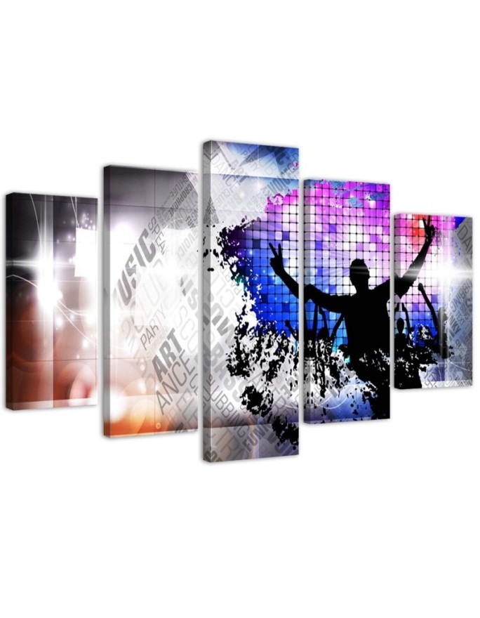 Bild auf Leinwand - Pop Art Tanz | Feeby