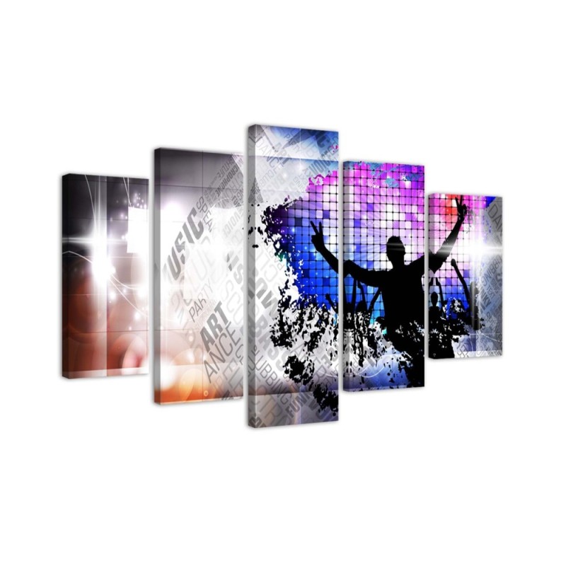 Bild auf Leinwand - Pop Art Tanz | Feeby