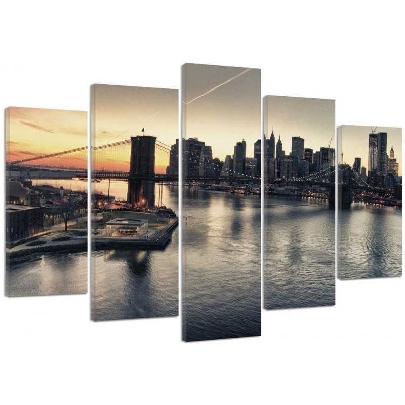 Obraz do salonu Brooklyn Bridge Nowy Jork | FEEBY