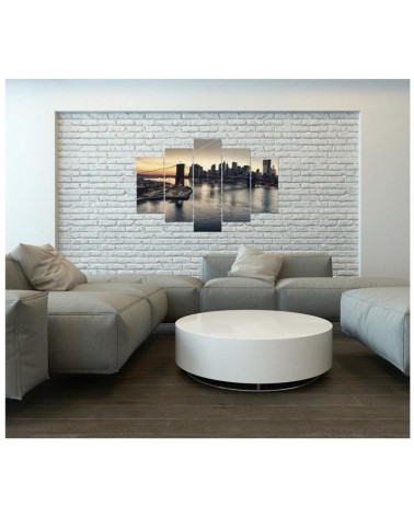 Bild auf Leinwand - New York City Brooklyn Bridge | Feeby