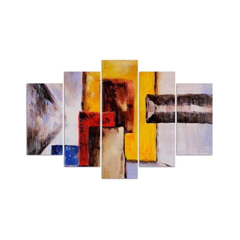 Modernes Wandbild - Bunte Abstraktion | Feeby