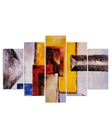 Modernes Wandbild - Bunte Abstraktion | Feeby