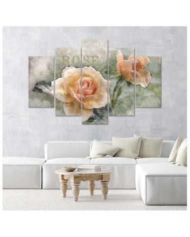 Bild auf Leinwand - Teerose Blumen | Feeby