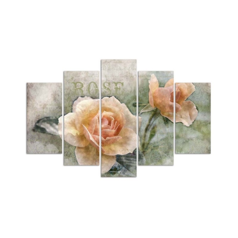 Bild auf Leinwand - Teerose Blumen | Feeby