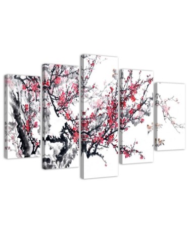 Picture canvas Japanese cherry for room, office, living room for wall | FEEBY