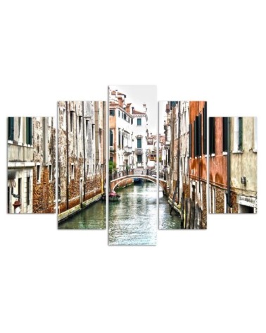 Bild auf Leinwand - Venedig Kanal Italien Stadt | Feeby