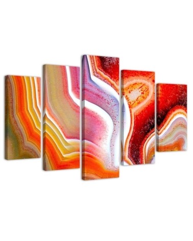 Dekoratives Leinwandbild - Bunte Abstraktion | Feeby