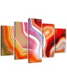 Colourful abstraction painting for room wall | FEEBY