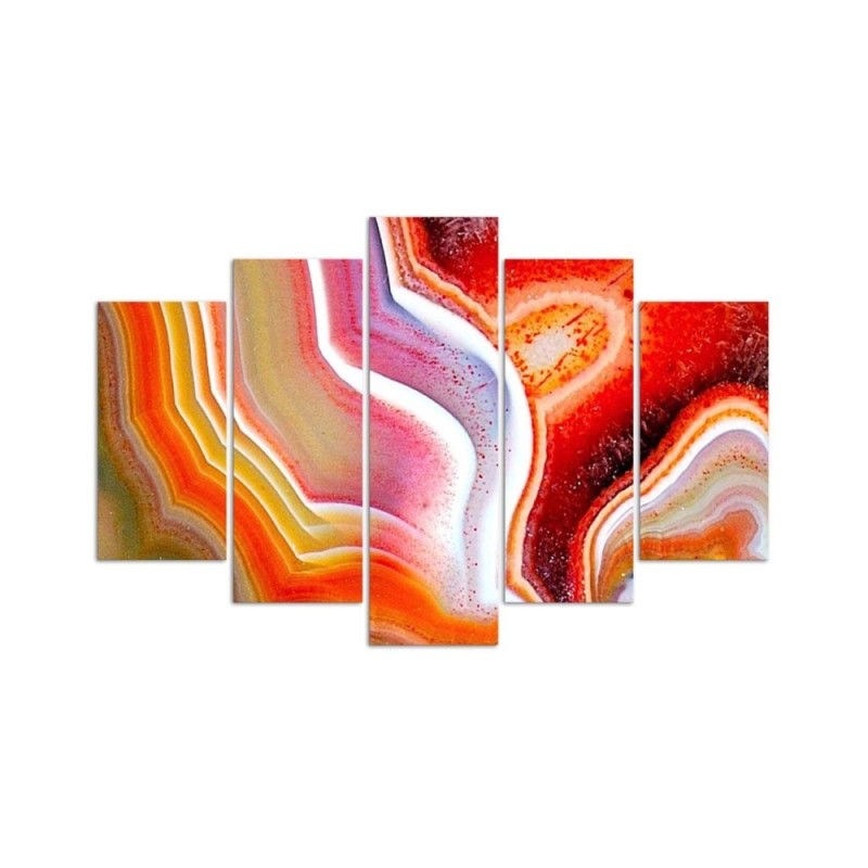 Dekoratives Leinwandbild - Bunte Abstraktion | Feeby