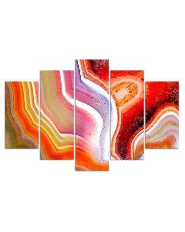 Dekoratives Leinwandbild - Bunte Abstraktion | Feeby