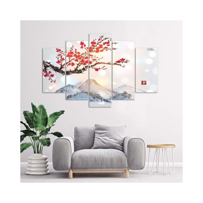 Leinwandbild - Japan Kirschblüte | Feeby