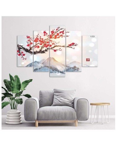 Leinwandbild - Japan Kirschblüte | Feeby