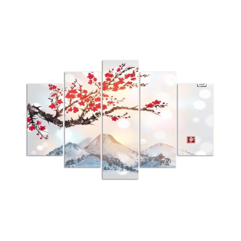 Leinwandbild - Japan Kirschblüte | Feeby