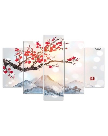 Leinwandbild - Japan Kirschblüte | Feeby