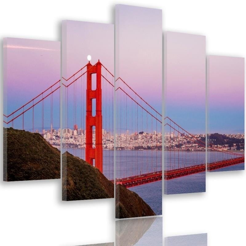 Leinwandbild modern - Golden Gate Bridge | Feeby