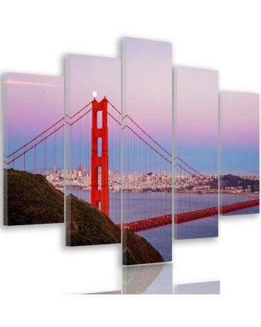 Leinwandbild modern - Golden Gate Bridge | Feeby