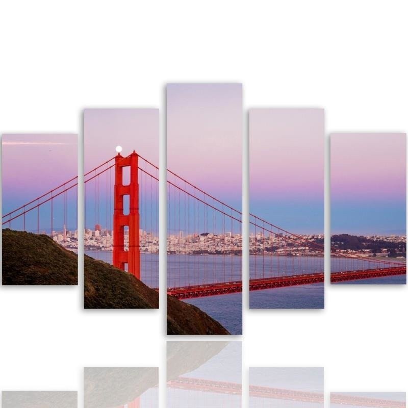 Leinwandbild modern - Golden Gate Bridge | Feeby