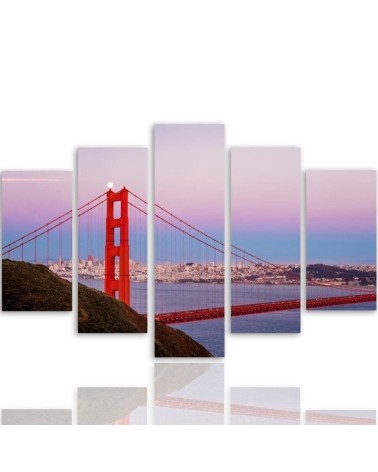 Leinwandbild modern - Golden Gate Bridge | Feeby