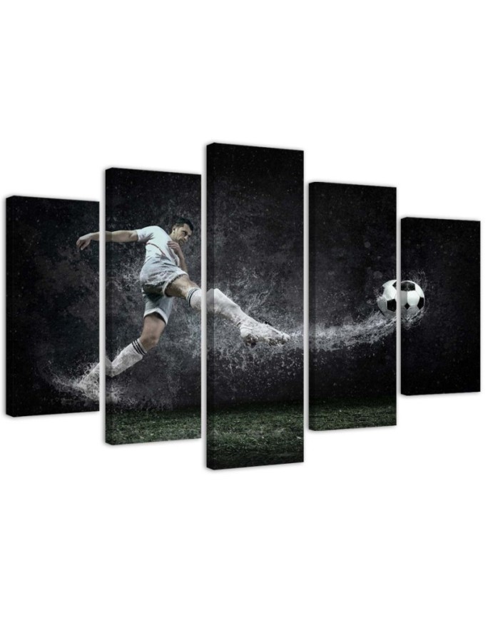 Leinwandbild - Fußball-Sportstadion | Feeby