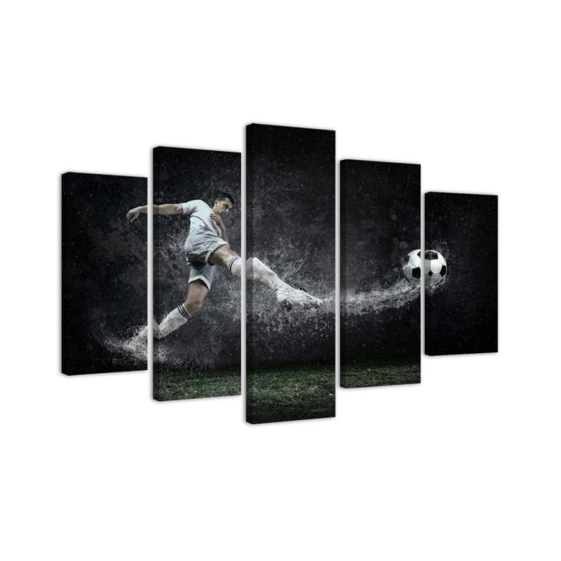 Leinwandbild - Fußball-Sportstadion | Feeby