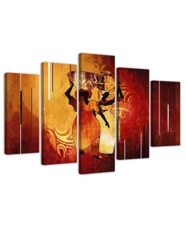 Decorative painting African women for a room for a wall | FEEBY
