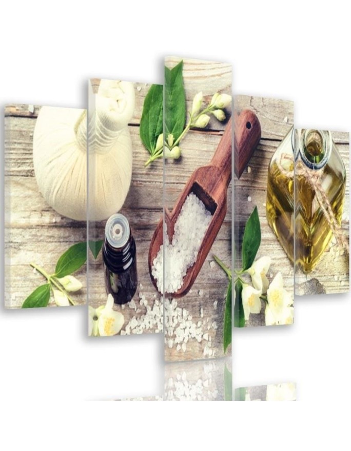 Leinwandbild modern - Kräuter Gewürze | Feeby